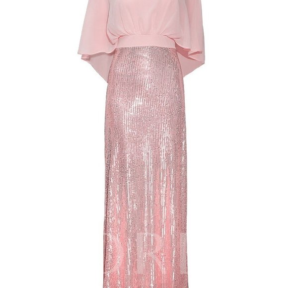 EricDress - Floor Length Dress - Pink - Picture 1 of 2